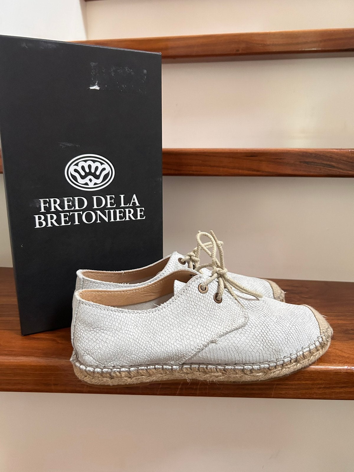 Fred de la Bretoniere schoenen Off White maat 36, Wit, Ophalen of Verzenden, Sneakers of Gympen, Zo goed als nieuw