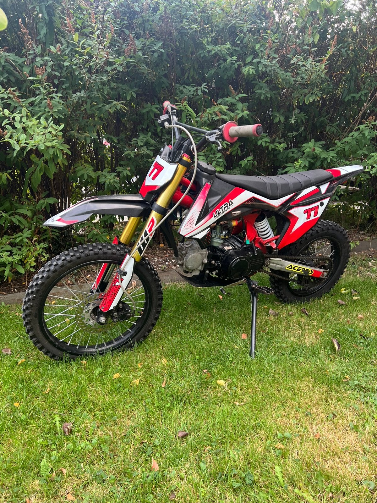 Ultra 125cc pitbike/crosser, Fietsen en Brommers, Brommers | Crossbrommers, Ophalen, Zo goed als nieuw, Overige merken