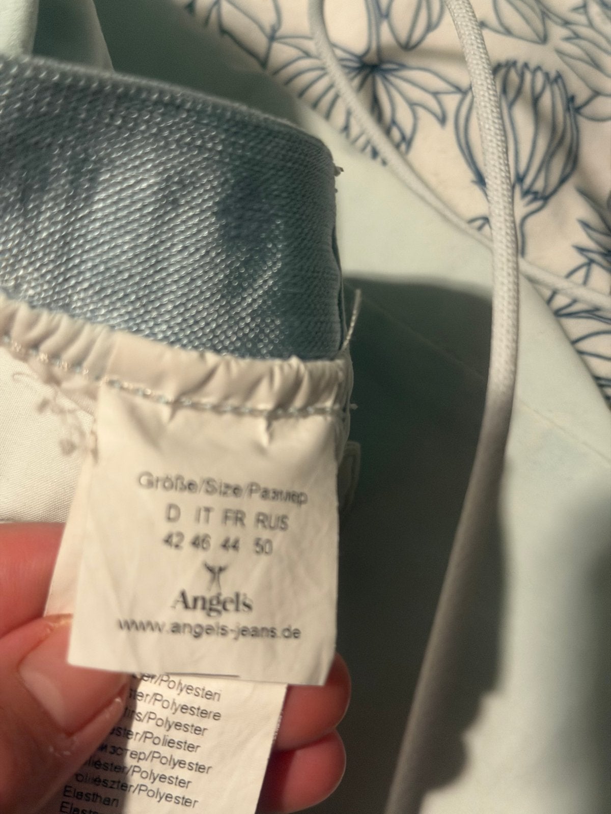 Angels jeans lichtblauw - maat 42, Ophalen of Verzenden, Zo goed als nieuw, Blauw, W33 - W36 (confectie 42/44)
