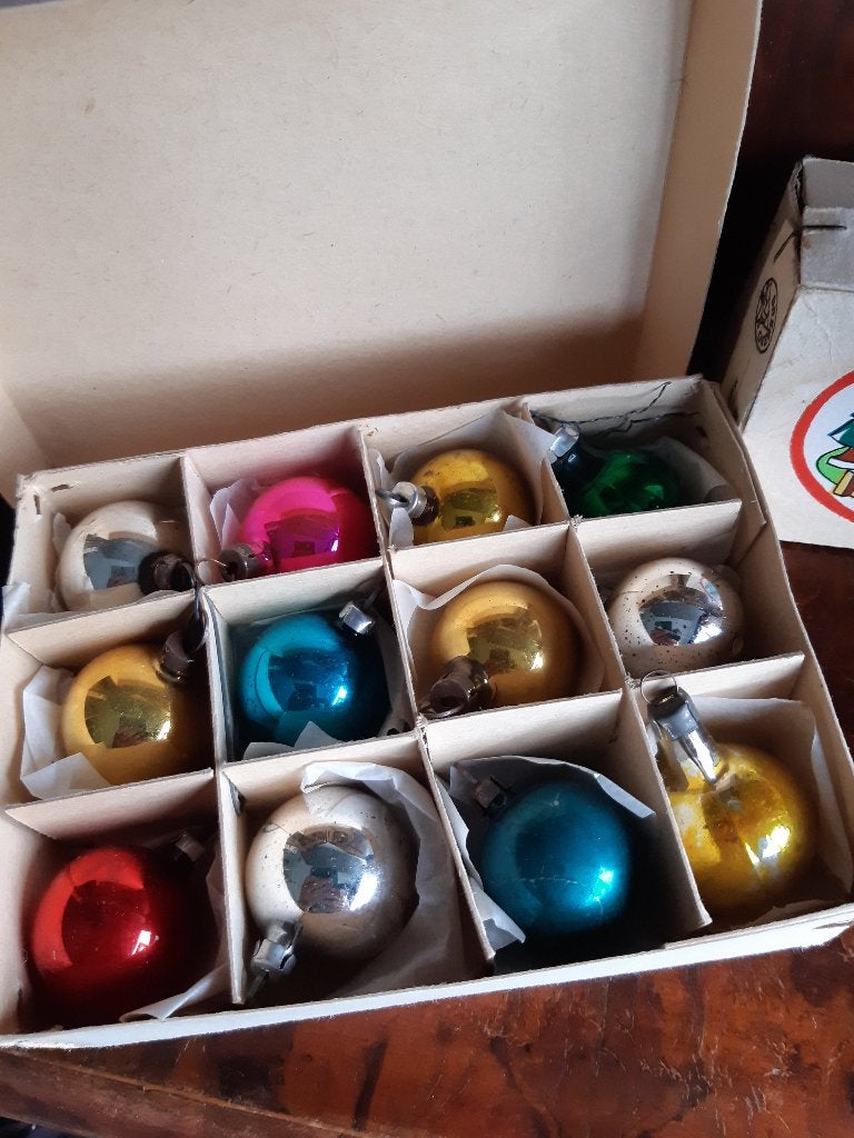 Feathertree glazen kerstballetjes, Ophalen of Verzenden, Zo goed als nieuw