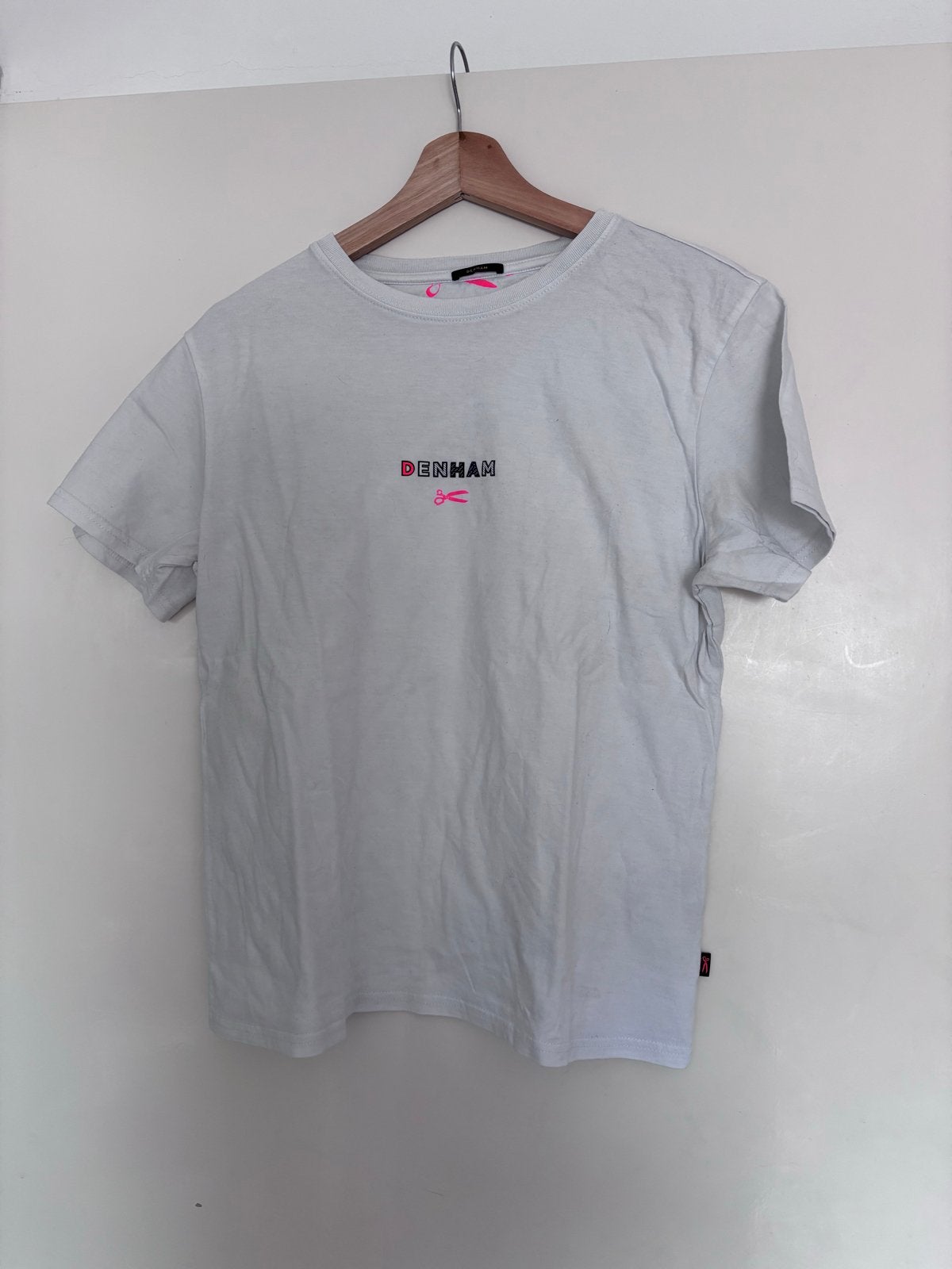 Denham T-shirt Maat L dames, Verzenden, Zo goed als nieuw, Blauw