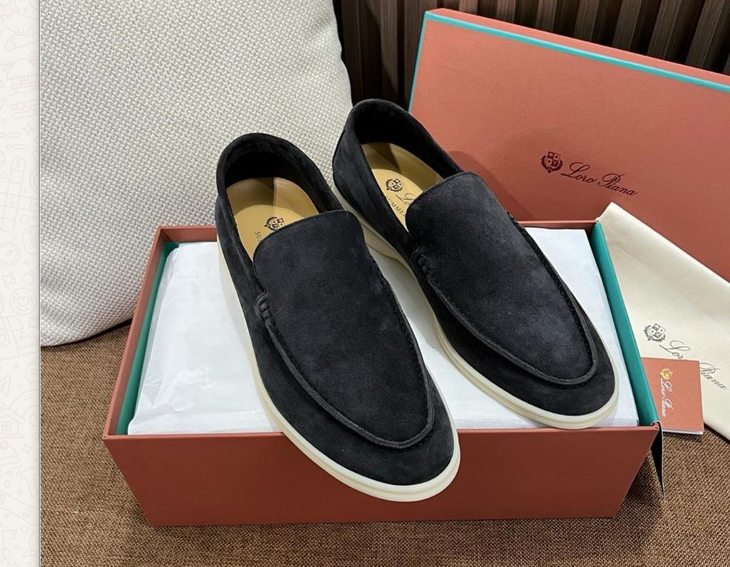 Loro Piana Summerwalk - 41, Loafers, Zwart, Ophalen of Verzenden, Zo goed als nieuw