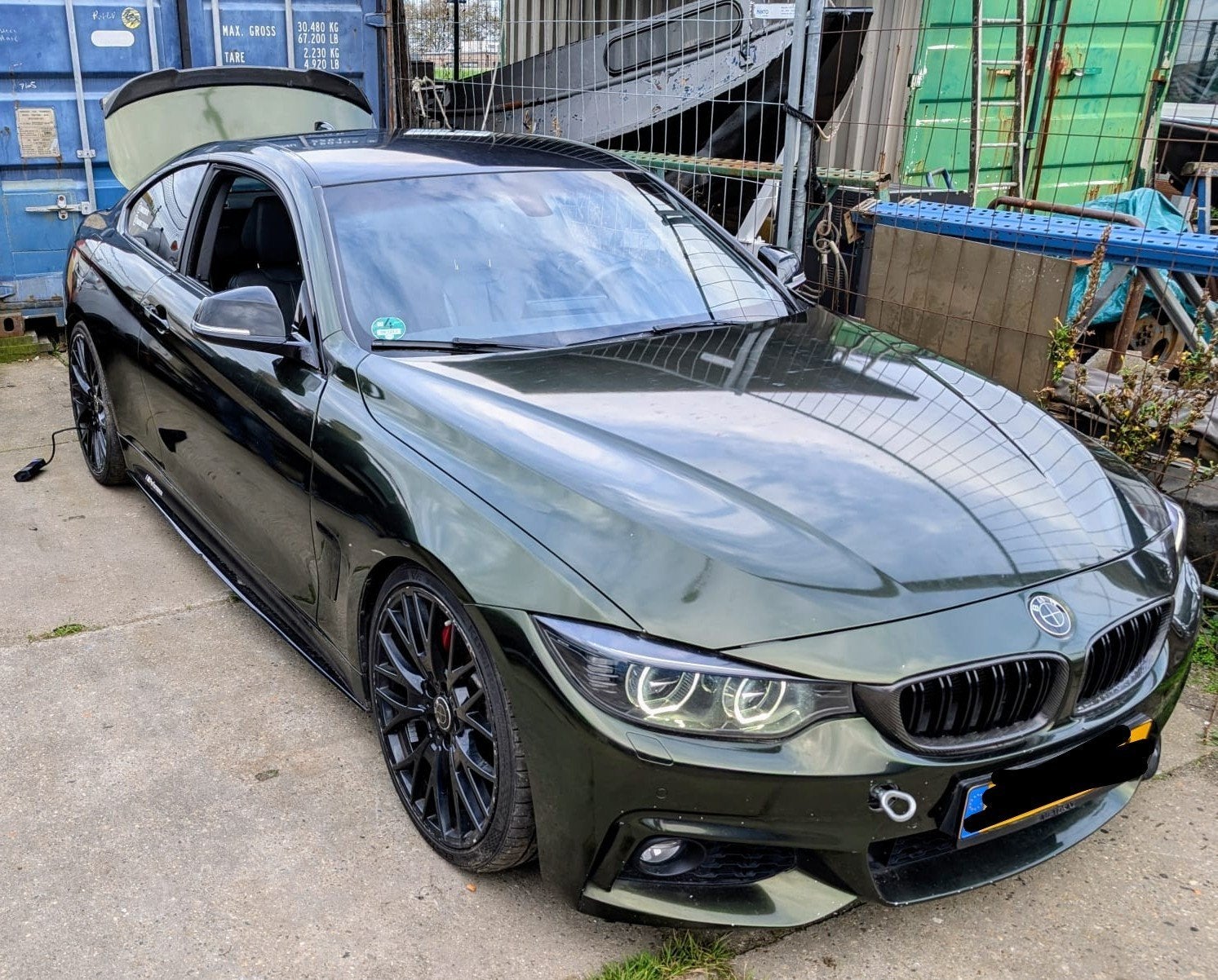 BMW 4-Serie 435DA 3.0 Xdrive 2014 Groen, Automaat, 1800 kg, 4 stoelen, Diesel