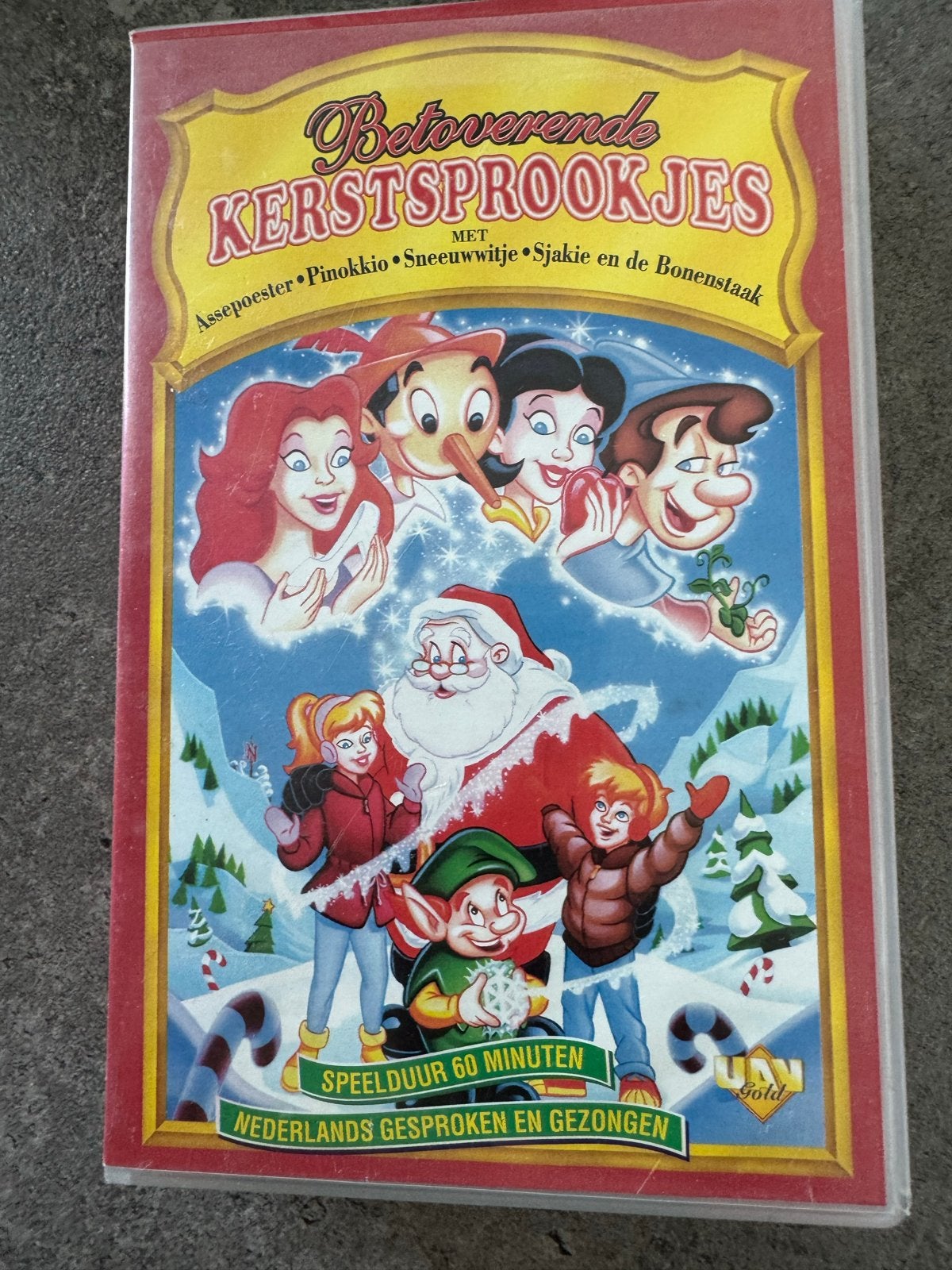 Betoverende Kerstsprookjes VHS - Nederlands gesproken, Alle leeftijden, Ophalen of Verzenden, Gebruikt, Overige genres