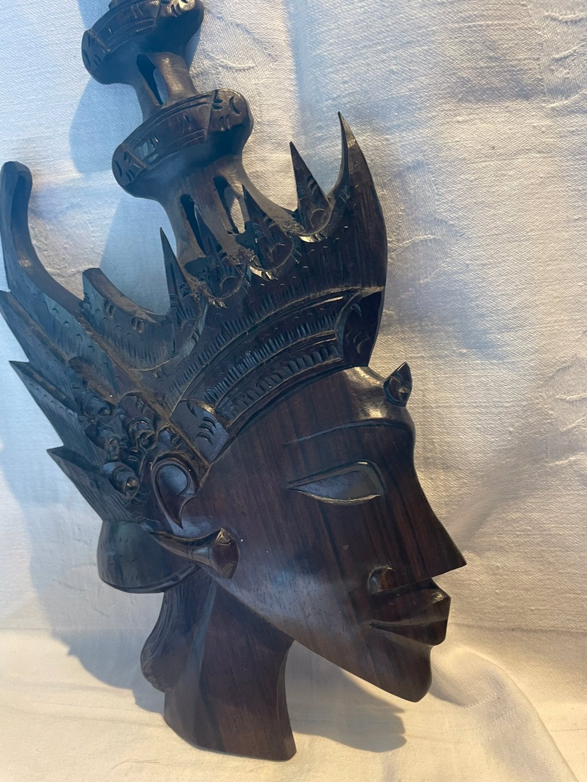 Masker ebbenhout, Ophalen of Verzenden