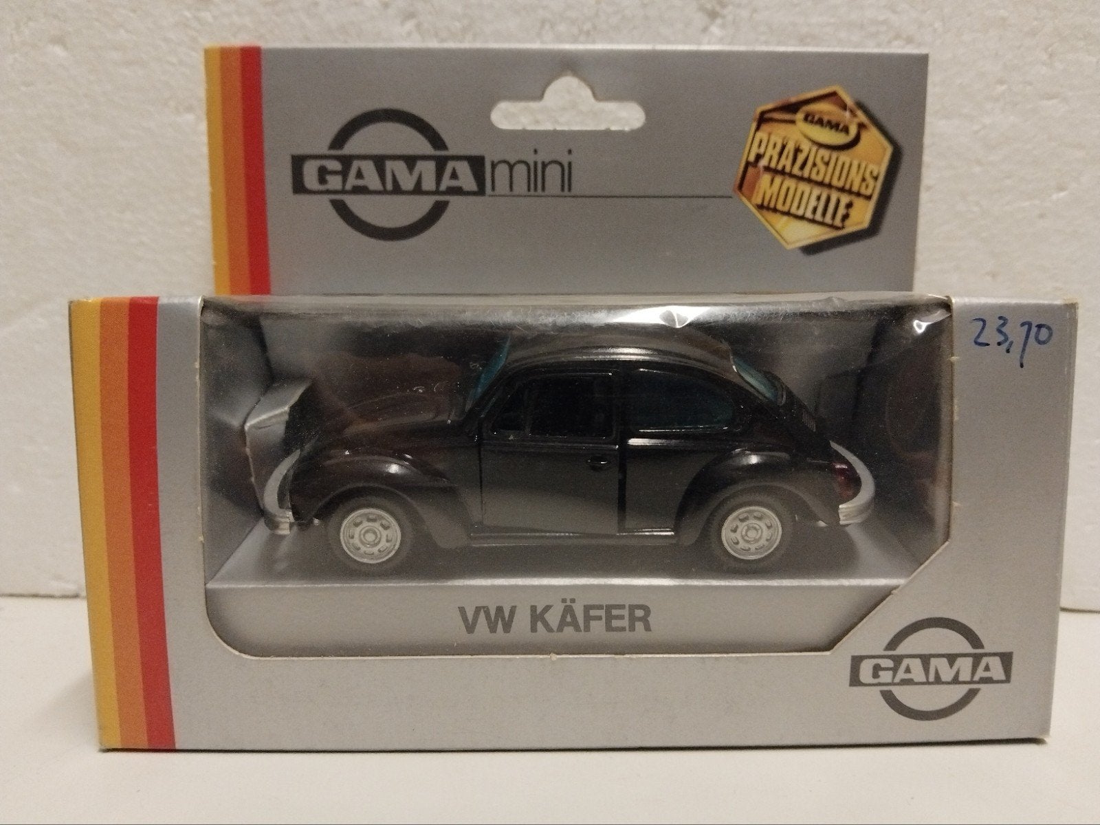 GAMA Vw Volkswagen Kever Beetle zwart, Ophalen of Verzenden, Zo goed als nieuw, Auto, Gama