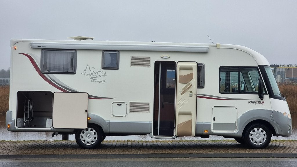 Rapido M 891 - Mercedes - Automaat - Queensbed, Automaat, Luifel, Ringverwarming, 7 tot 8 meter