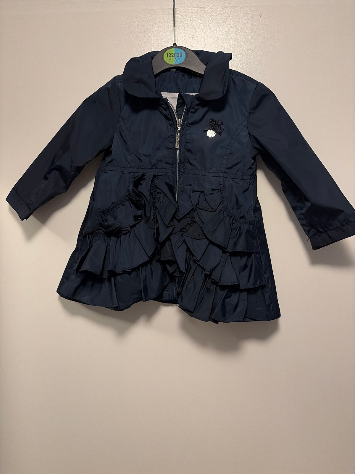 Le Chic jasje meisje 1 jaar donkerblauw, Kinderen en Baby's, Ophalen of Verzenden, Zo goed als nieuw, Meisje, Jas