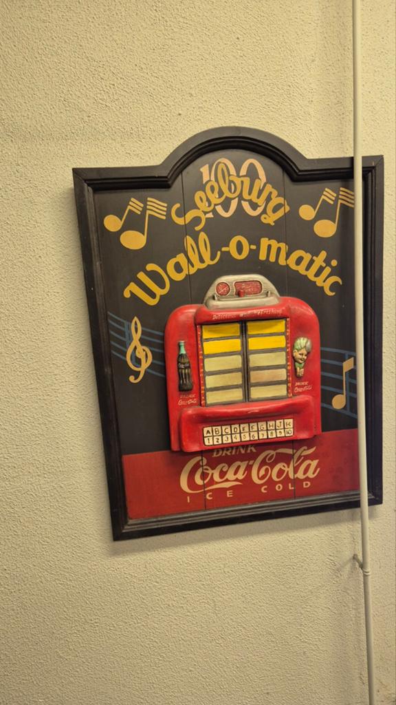 3D Schilderij Coca-Cola Jukebox - Mancave/Woonkamer, Ophalen