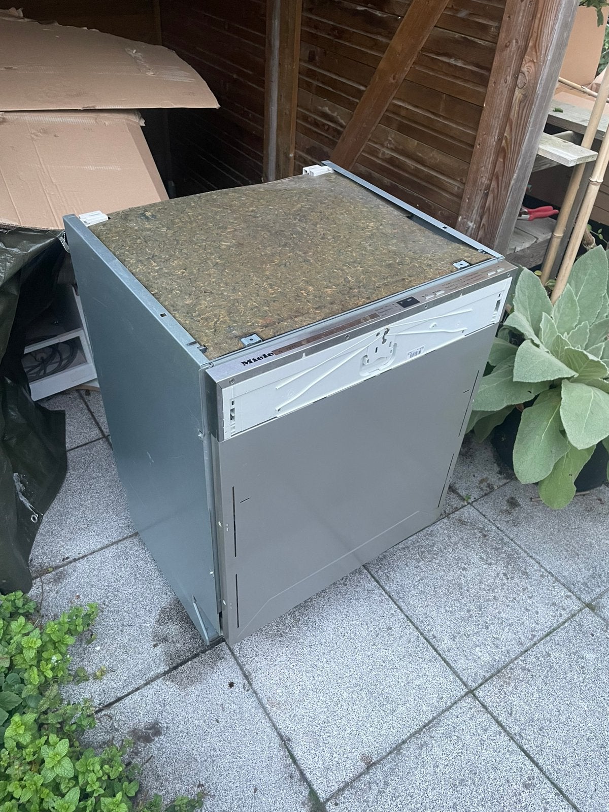 Miele vaatwasmachine werkend - mist onderste lade, Gebruikt, 14 tot 18 liter, Ophalen of Verzenden, Inbouw
