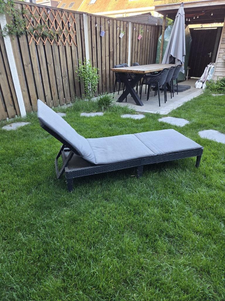 Ligbed, Tuin en Terras, Ophalen, Gebruikt, Overige materialen