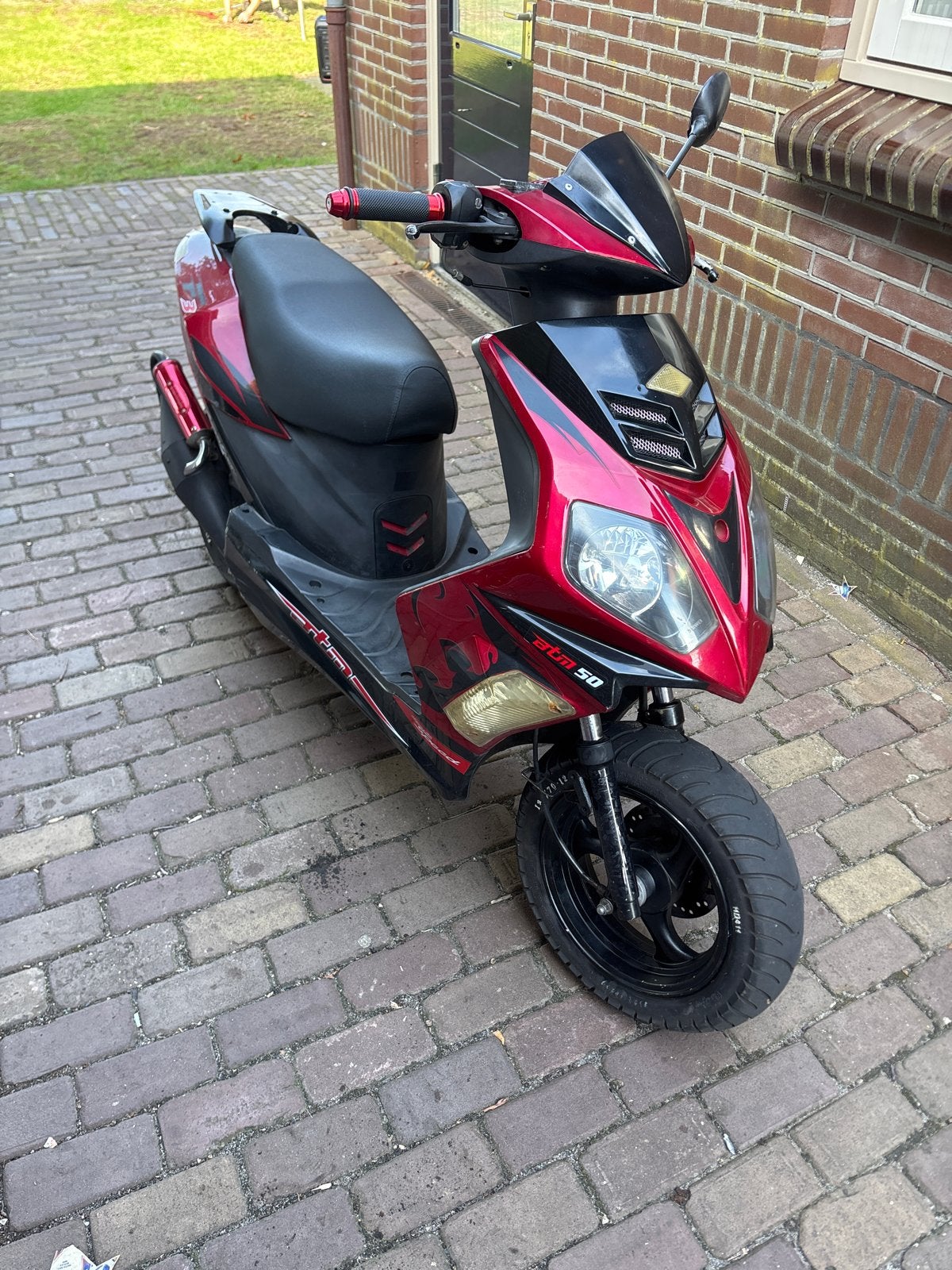 Baotian Scooter 50cc  met terugloop uitlaat, geel kenteken, Ophalen of Verzenden, Gebruikt, Overige typen, Overige merken