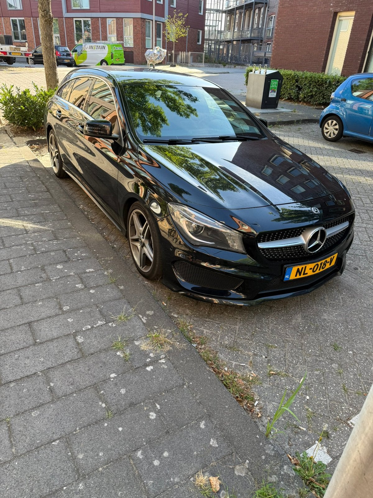 Mercedes CLA 200 - AMG Line, Auto's, Mercedes-Benz, CLA, 730 kg, Zwart, 1595 cc
