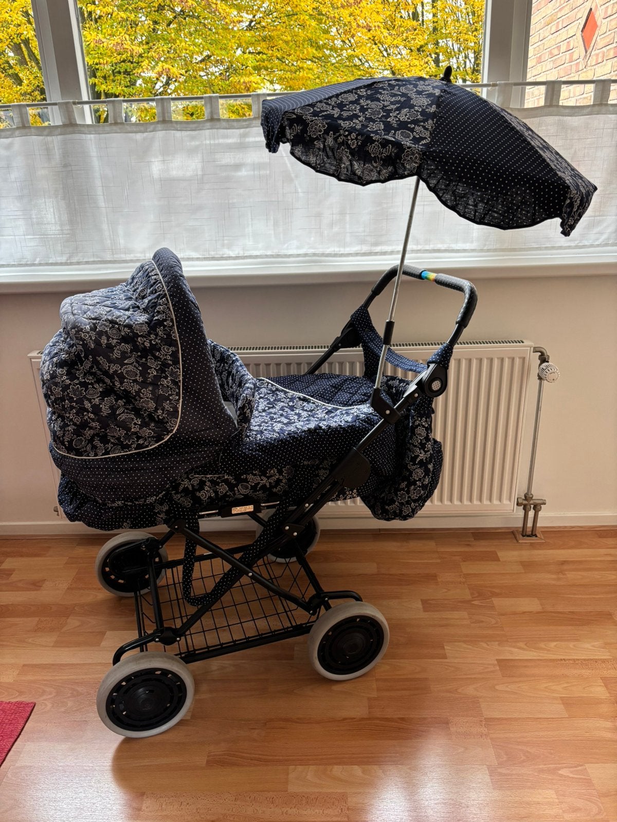 Teutonia kinder/wandelwagen, Gebruikt, Verstelbare duwstang, Combiwagen, Ophalen