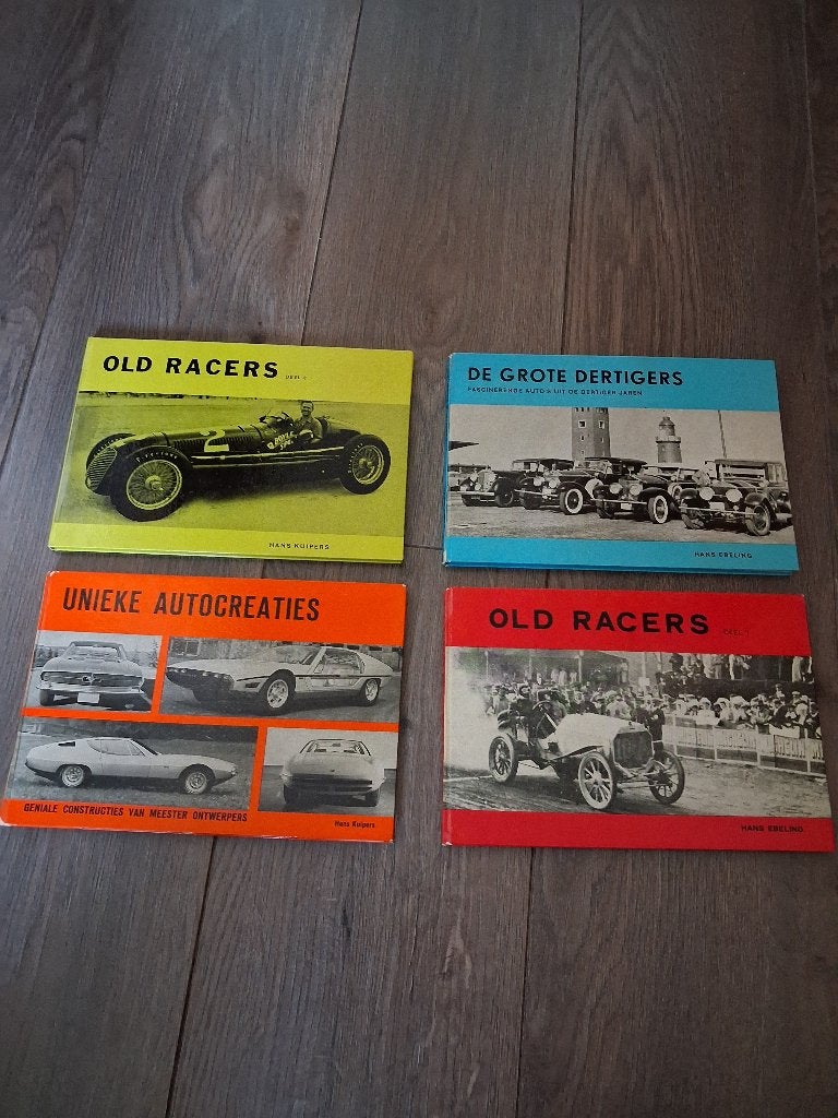 4 stuks autoboeken van hans kuipers/hans ebeling ., Ophalen of Verzenden, Gelezen, Algemeen