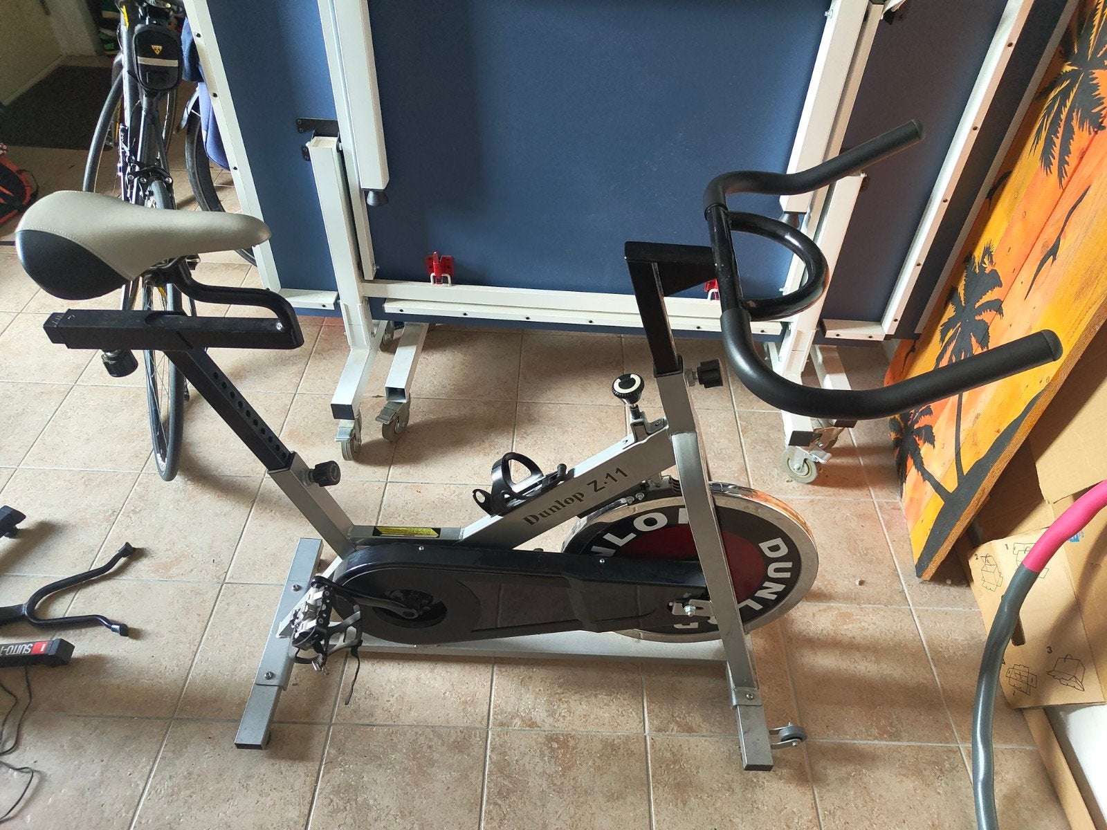 Dunlop Z-11 Spinningfiets - Zo goed als nieuw, Sport en Fitness, Ophalen, Spinningfiets, Zo goed als nieuw, Metaal