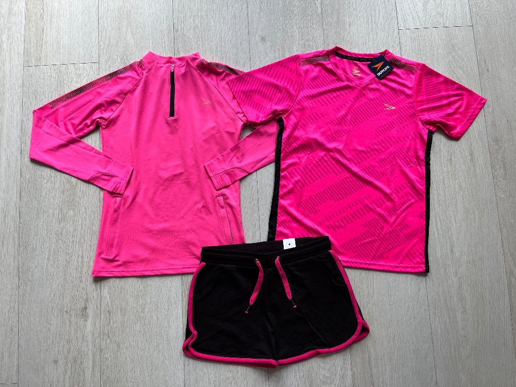 NIEUW Dutchy Sportset Sport Shirt Longsleeve Short 152, 158, Dutchy, Meisje, Ophalen of Verzenden, Nieuw