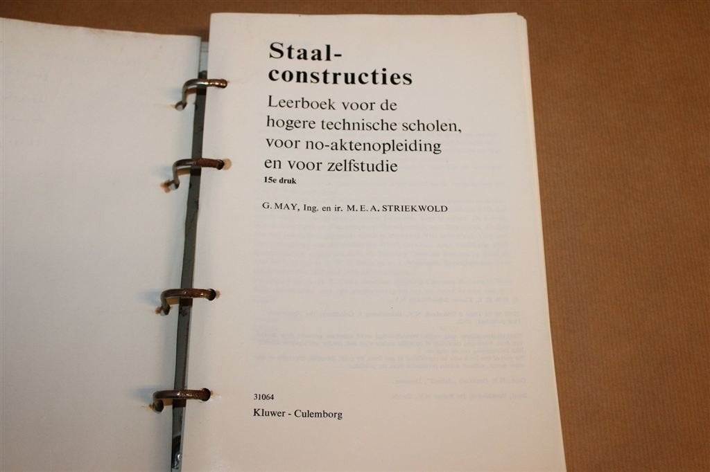 Staalconstructies — Leerboek voor HTS en Zelfstudie 1970, Boeken, Ophalen of Verzenden, Alpha, Gelezen, HBO