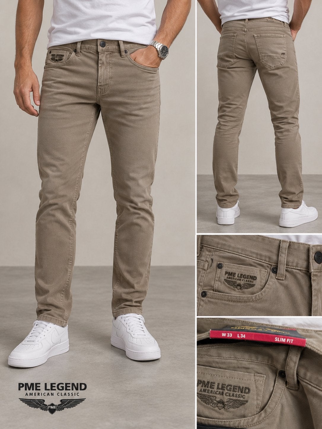 PME Legend Navigator Jeans – Slim Fit – W33 L34 – Nieuw, Kleding | Heren, Ophalen of Verzenden, Nieuw, Overige kleuren, W33 - W34 (confectie 48/50)