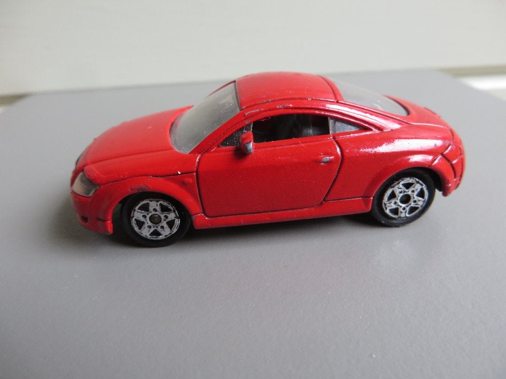Majorette Audi TT Rood, Ophalen of Verzenden, Gebruikt, Auto
