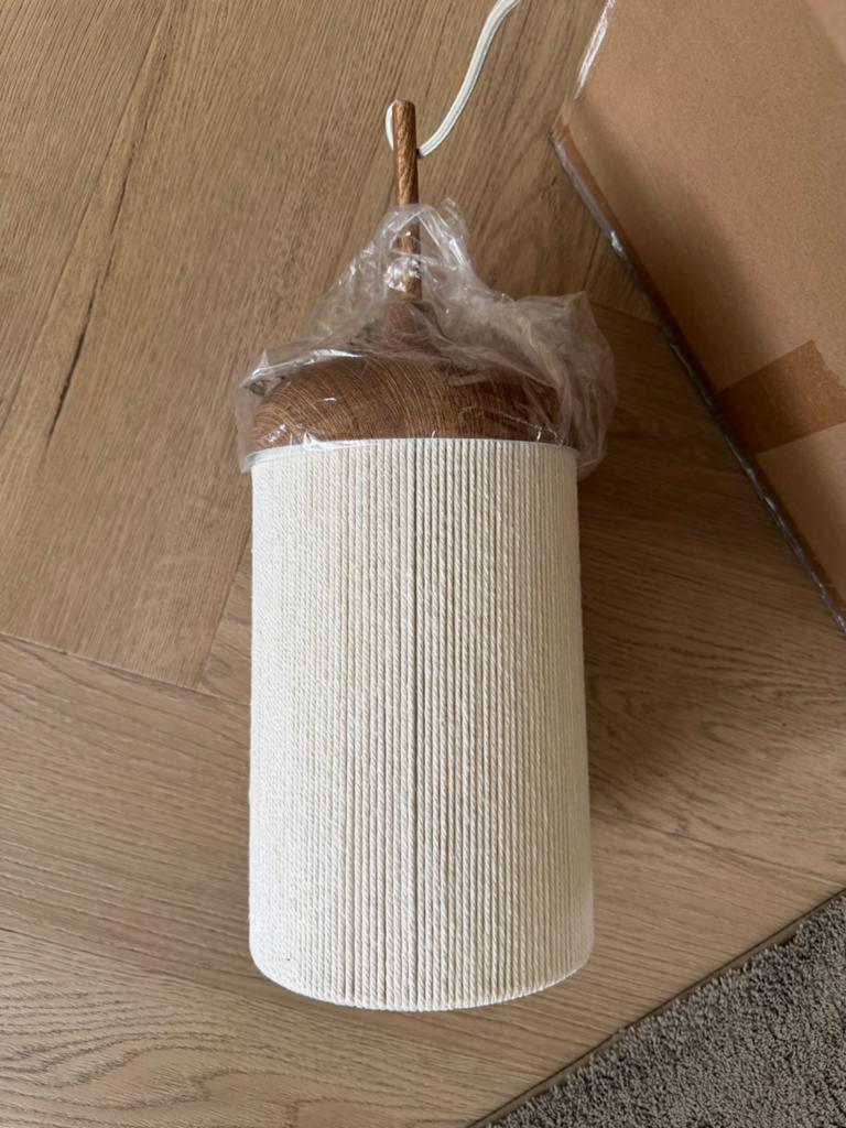 Light & Living hanglamp DANIALO Ø35x32 cm, Huis en Inrichting, Lampen | Hanglampen, Japandi, Nieuw, Ophalen of Verzenden, Stof