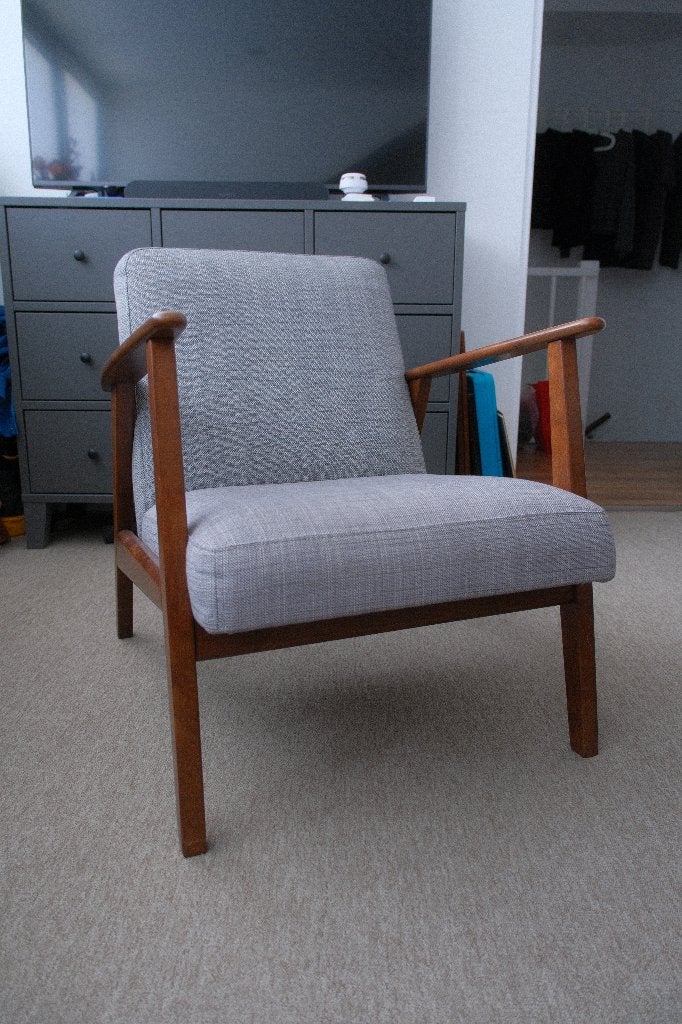 IKEA Ekenaset Stoel, Huis en Inrichting, Fauteuils, Ophalen, Zo goed als nieuw, 75 tot 100 cm, Stof