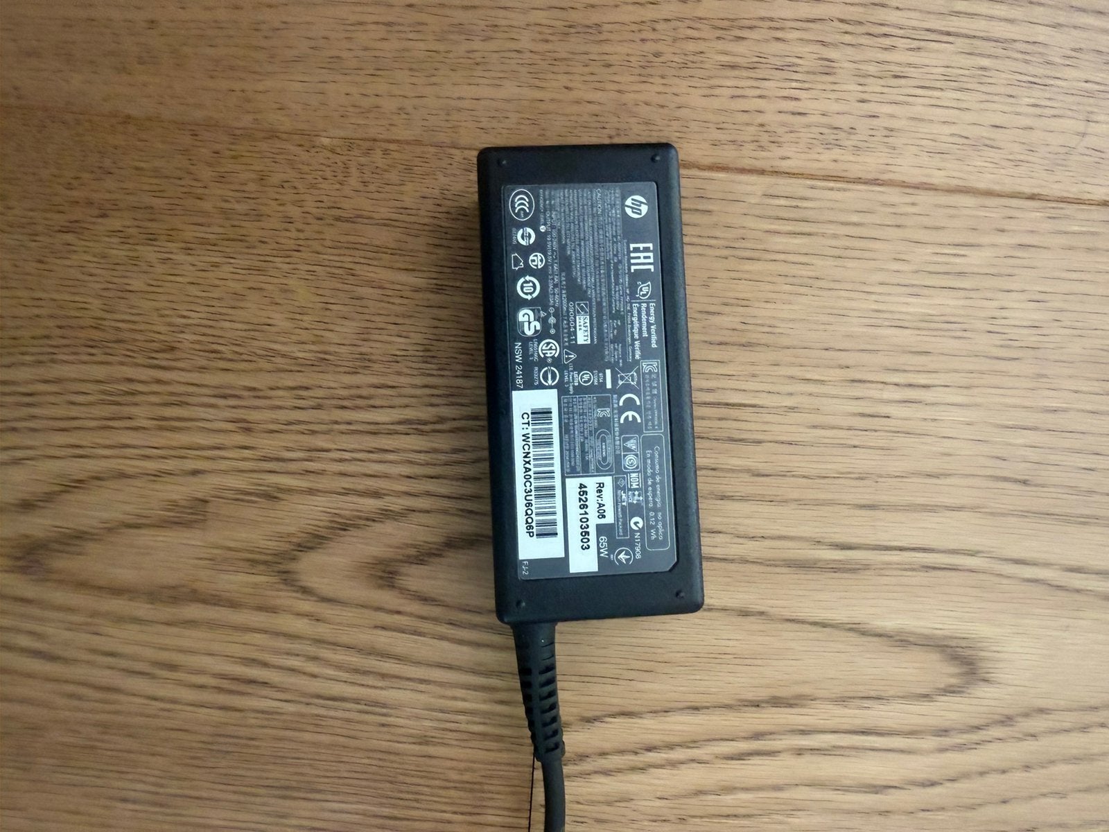 HP laptoplader 65 wstt, Computers en Software, Hp, Hp, Ophalen of Verzenden, Zo goed als nieuw