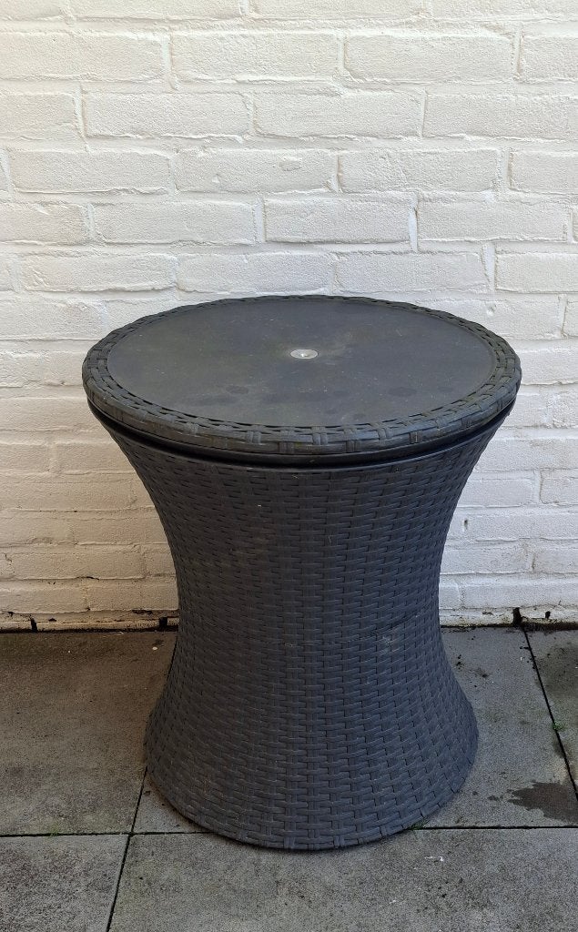 Bijzettafel coolbar, Minder dan 55 cm, Gebruikt, Rond, Ophalen