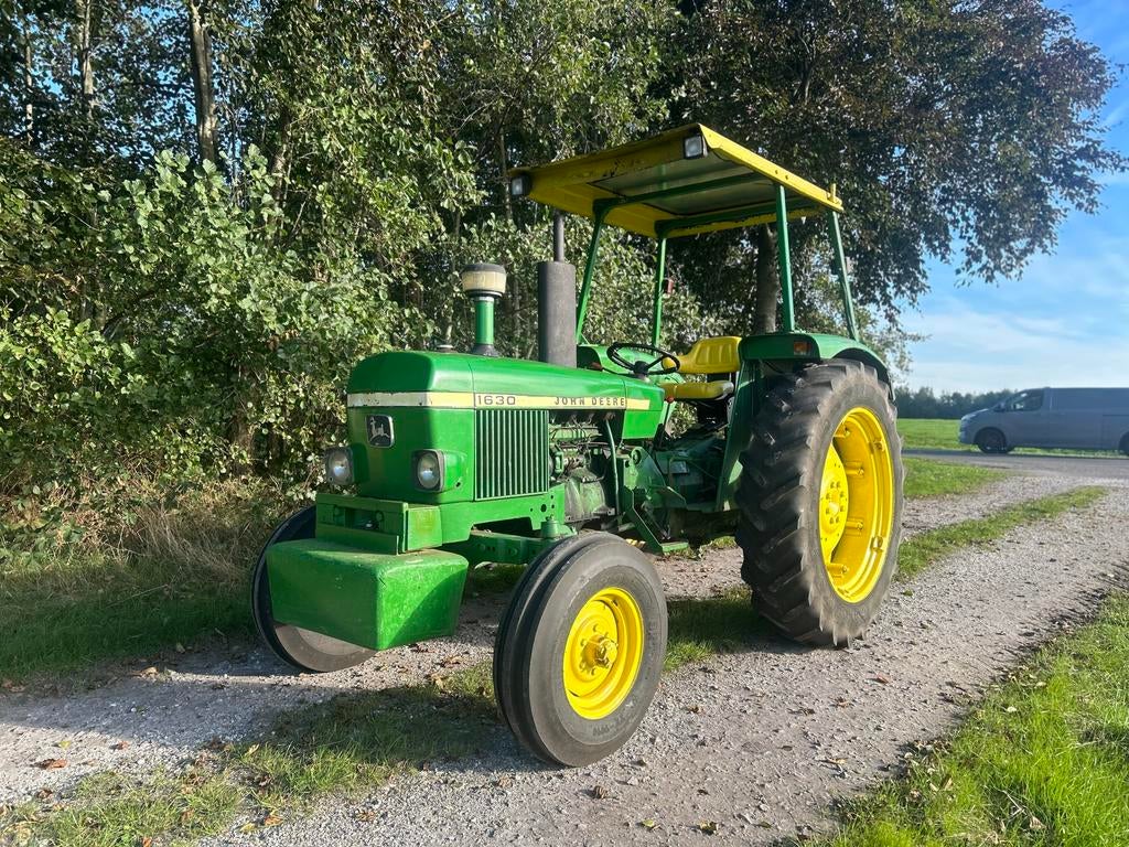 John Deere 1630 Hi-Lo Tractor - sabo roberine diesel maaier, Meer dan 10000, Oldtimer, Tot 80 Pk, Ophalen