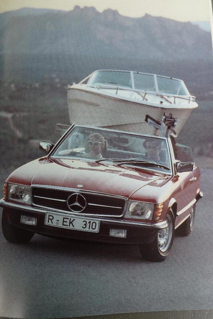 Mercedes SL folder  1983 NL 280SL 380SL, 50sL, Boeken, Ophalen of Verzenden, Zo goed als nieuw, Mercedes