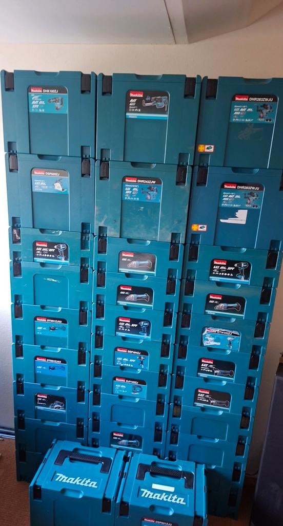 Makita Mbox Systainers 25stuks ,Zie omschrijving., Ophalen, Zo goed als nieuw, Boor- en Schroefmachine
