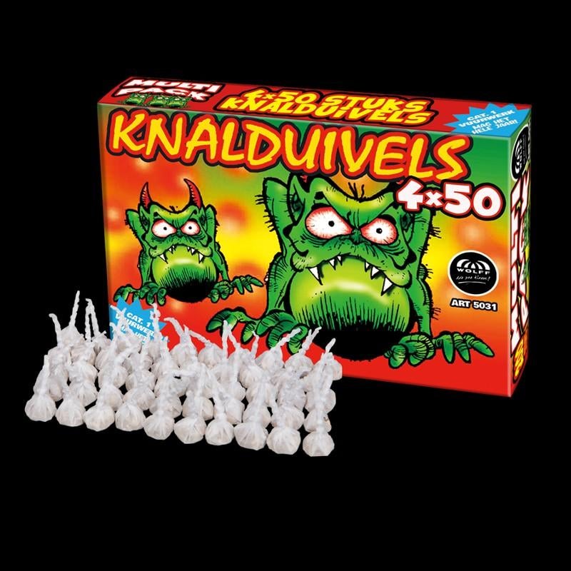 90 Pakken Knalduivels 4x50 in een Pak (90 Pakken Voor €120), Tickets en Kaartjes, Evenementen en Festivals, Eén persoon