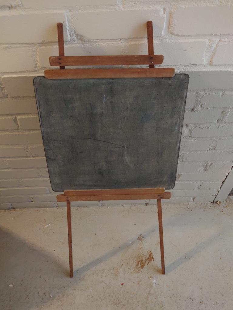 Antiek kinder schoolbord krijtbord, Ophalen of Verzenden