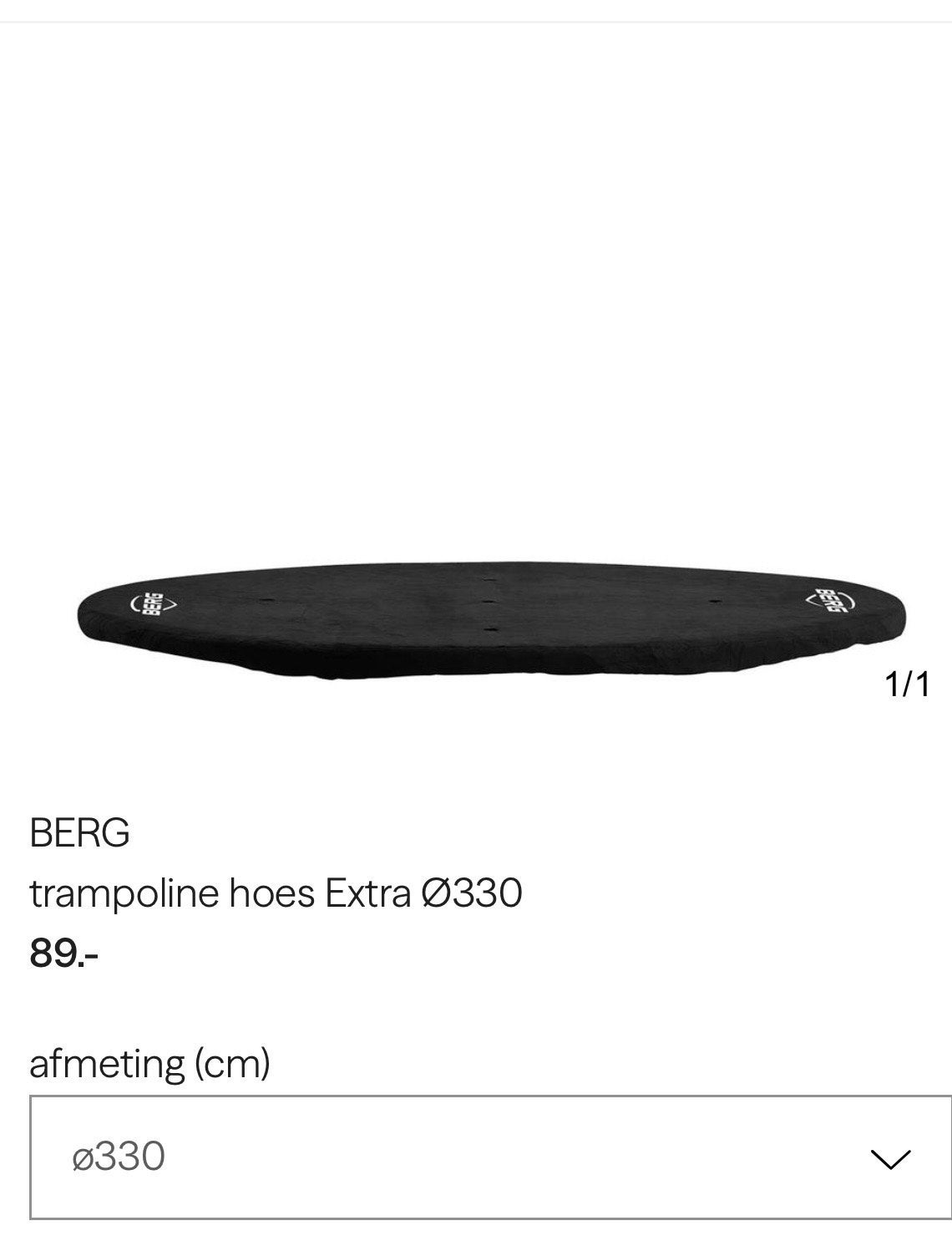 BERG Trampolinehoes Extra Ø330 - Bescherming voor uw trampol