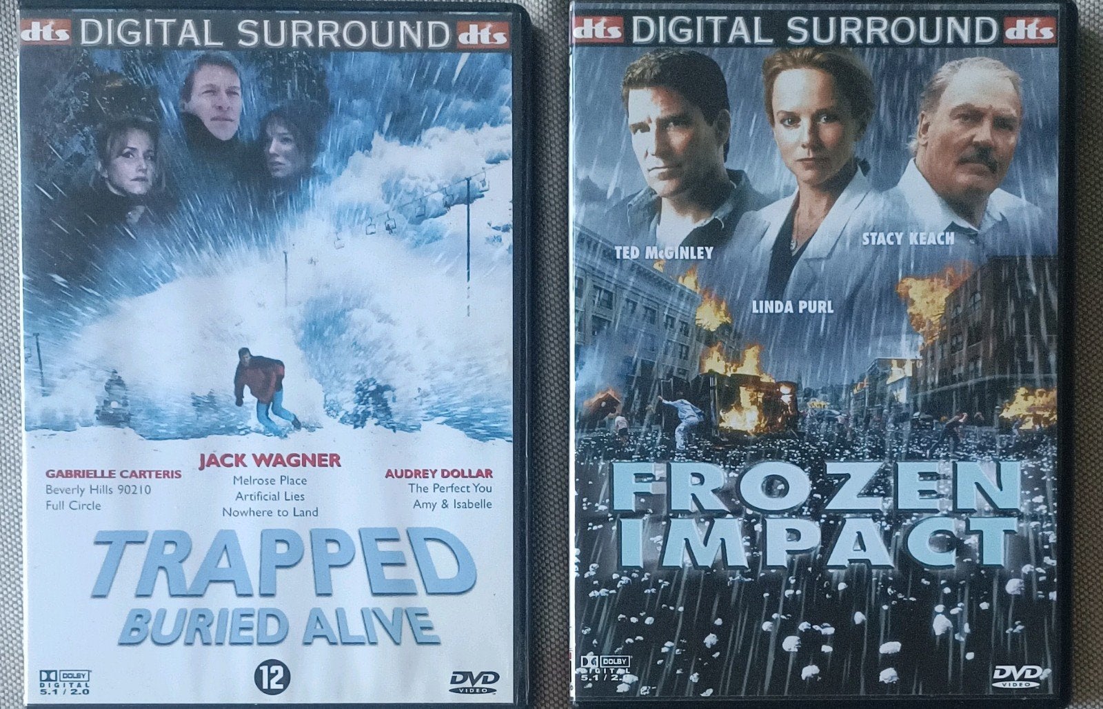 DVD: Trapped Buried Alive & Frozen Impact (2 films), Nederlands, Actiethriller, Ophalen of Verzenden, Vanaf 12 jaar