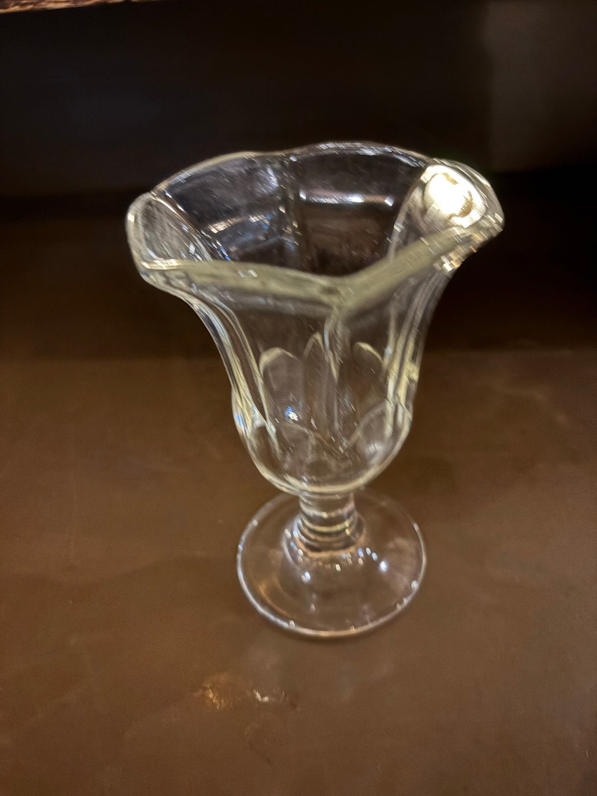 Vintage Glazen IJscoupe - Elegant Dessertglas, Huis en Inrichting, Ophalen, Gebruikt, Overige typen, Glas