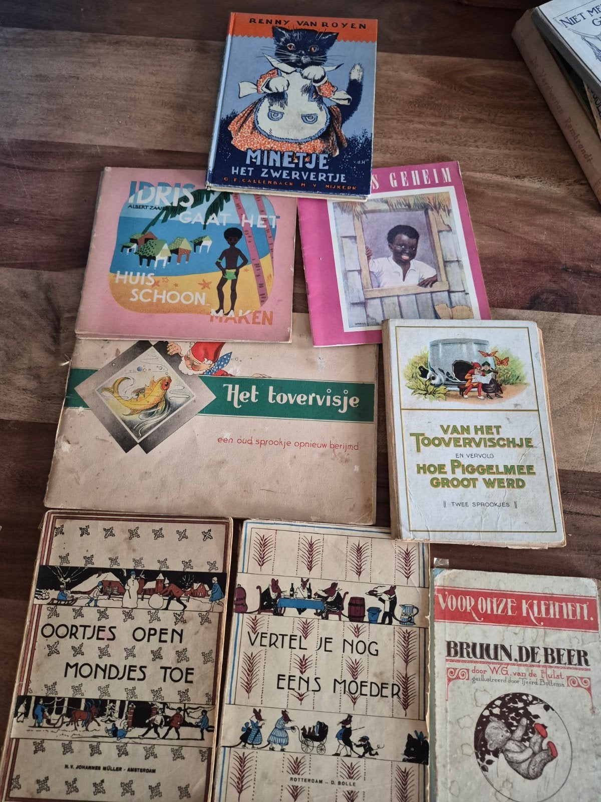 Vintage Kinderboeken Collectie jaren 20 en 50, Ophalen, Gelezen, Diverse auteurs (o.a. Renny van Boyen, E. Dopheide-Witte), Sprookjes