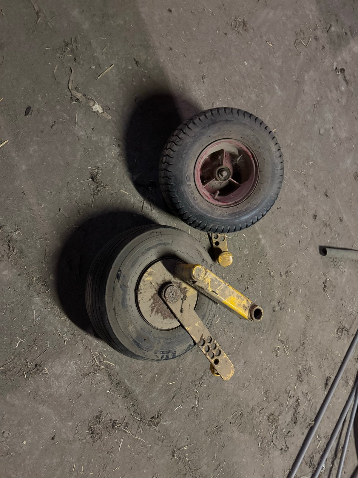 Pickwielen voor Schuitemaker opraapwagen, Ophalen