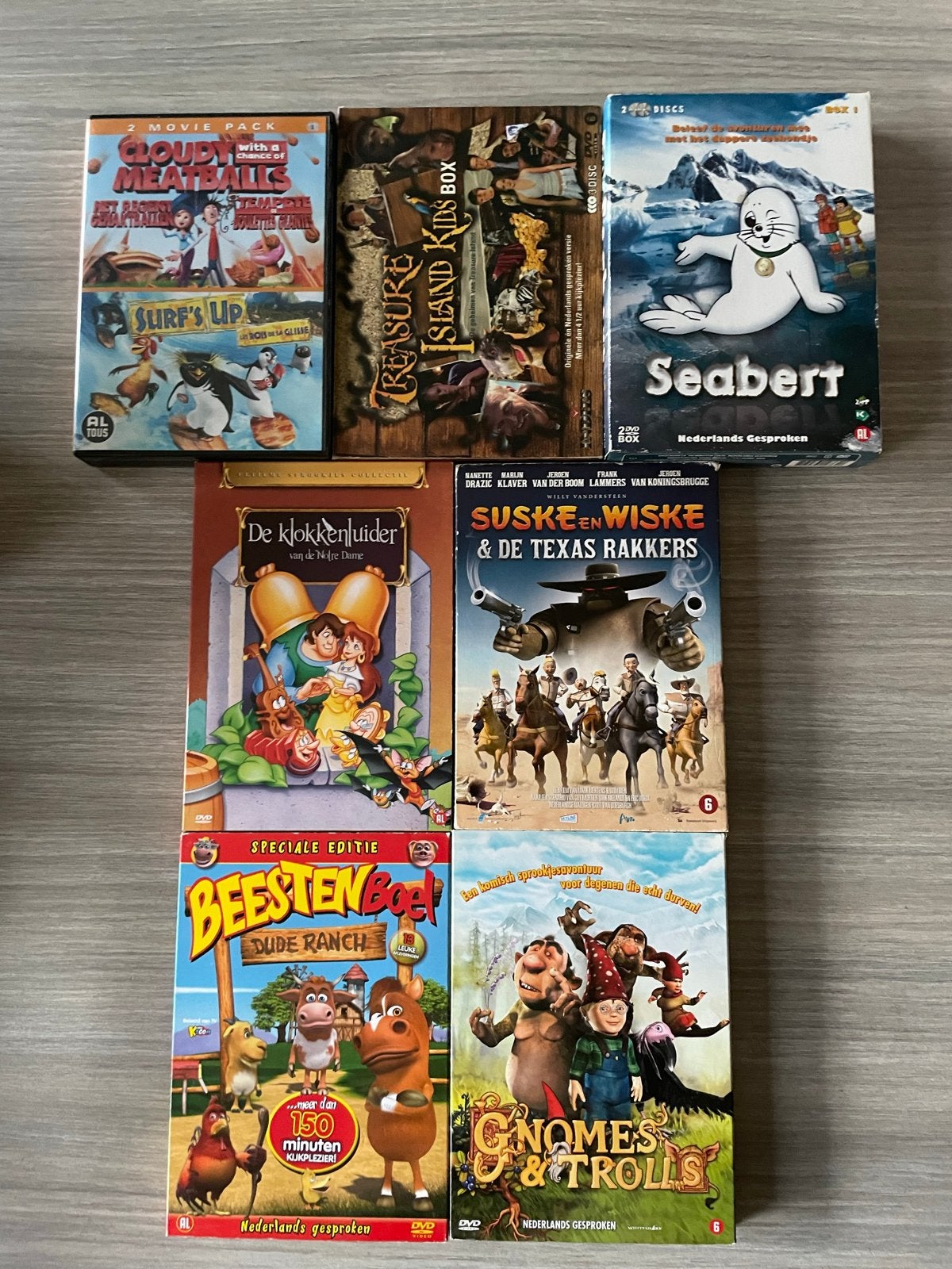 Grote collectie kinderfilms op DVD - 25 stuks, Ophalen, Gebruikt, Animatie, Verzamelbox