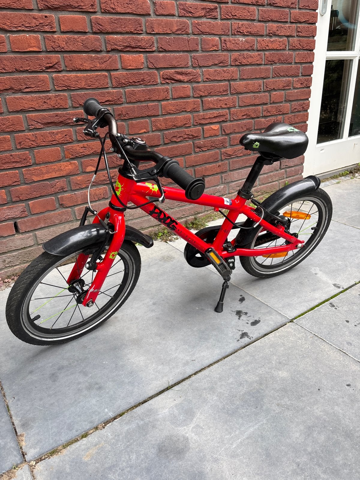 Frog 48 kinderfiets 16 inch - hele goede staat, Fietsen en Brommers, Ophalen, Zo goed als nieuw, 16 tot 20 inch