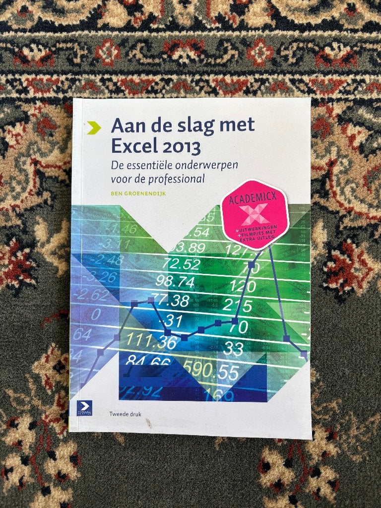 Aan de slag met Excel 2013 - Academic Service, Academic Service, Zo goed als nieuw, Beta, HBO