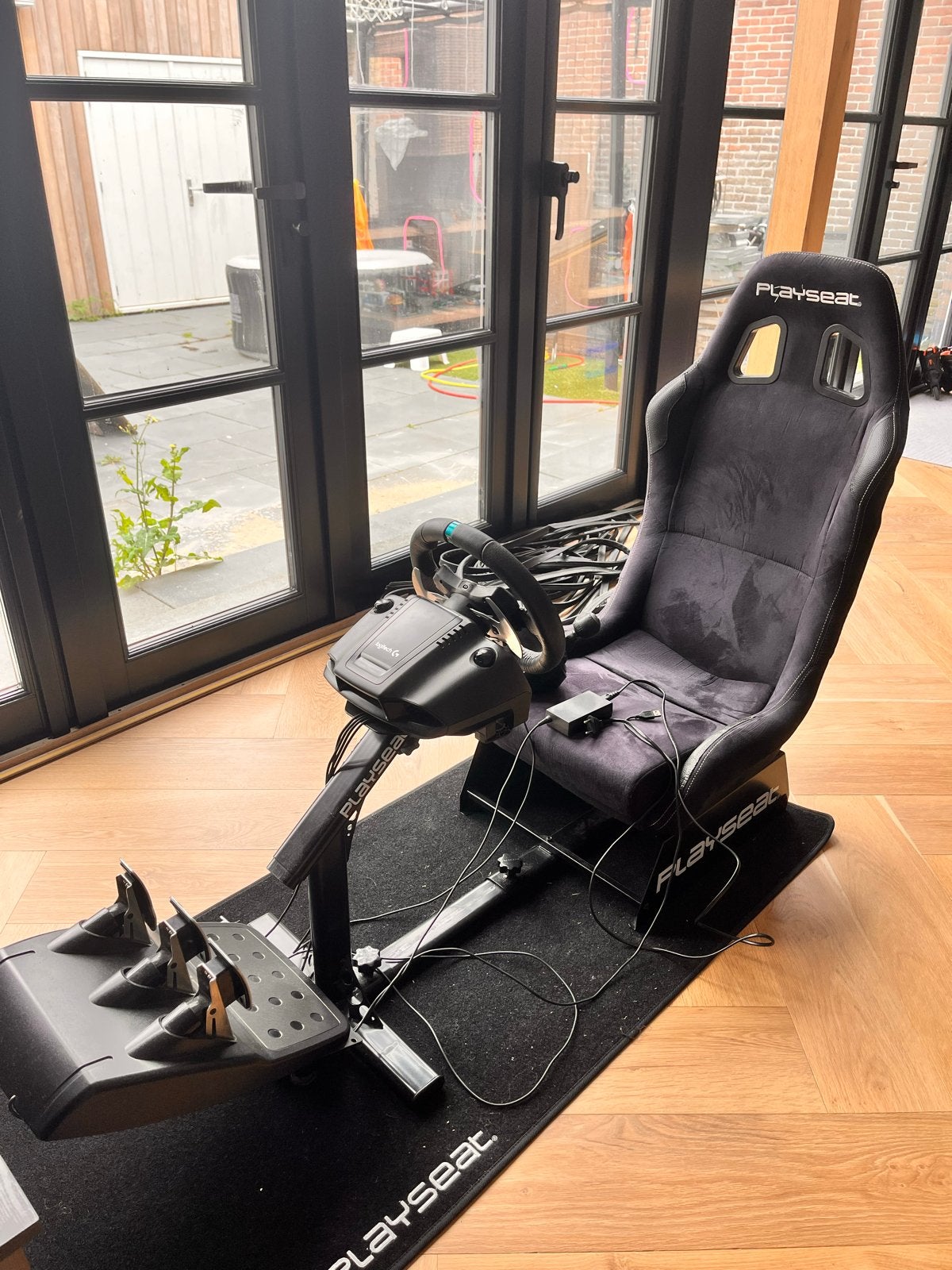 Playseat met Logitech G29 racestuur, pedalen en shifter, Ophalen, Gebruikt, Racen en Vliegen