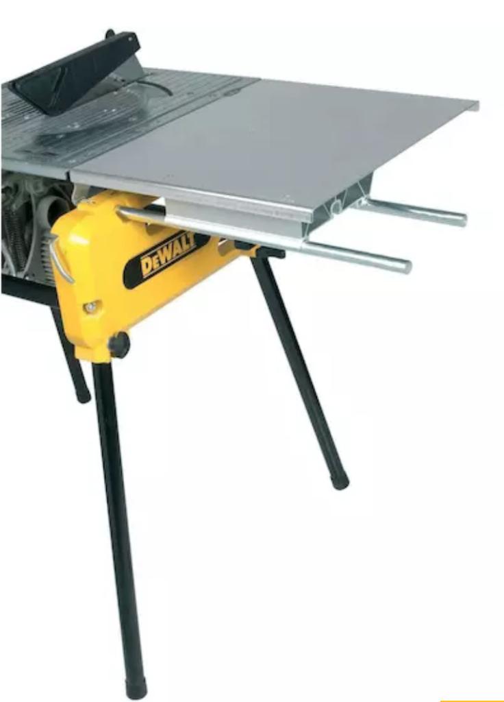 Gezocht: DeWalt DE3472-XJ Verlengtafel rechts, voor DW743N, 70 mm of meer, Ophalen of Verzenden, Zo goed als nieuw, DeWALT