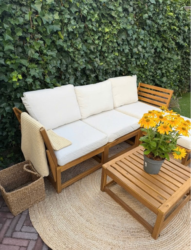 IKEA NÄMMARÖ loungeset incl & tafel (als nieuw, Ophalen of Verzenden, Bank