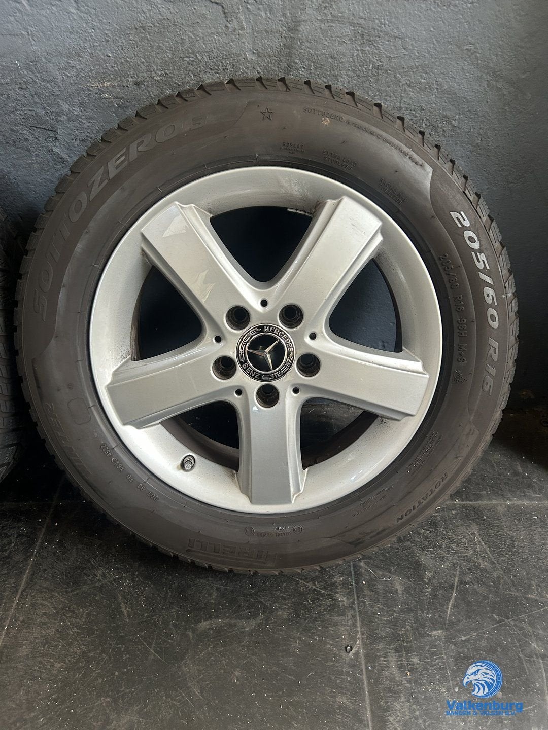 6-7mm! Originele Mercedes A B Klasse W176 W246 16 inch velge, Gebruikt, -, Banden en Velgen, -