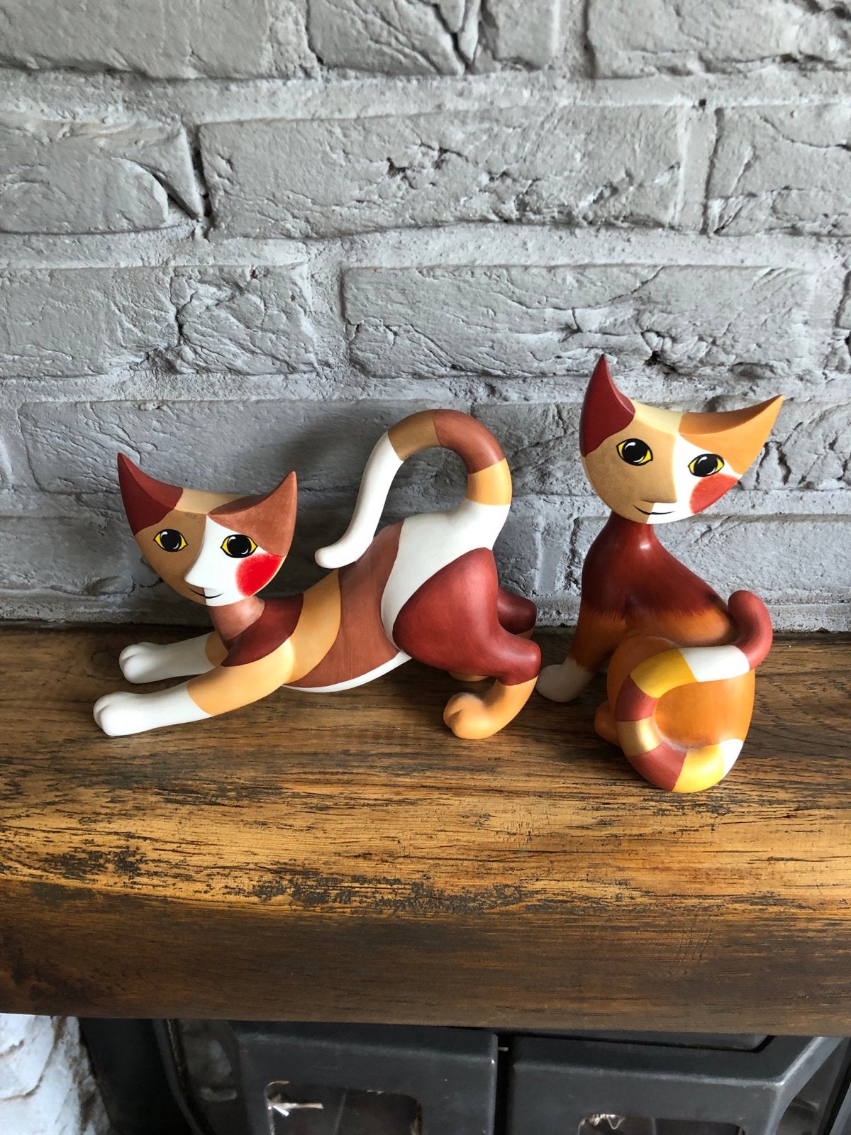 Goebel Rosina Wachtmeister Kattenbeeldjes Luca & Chiara, Verzamelen, Ophalen of Verzenden, Zo goed als nieuw