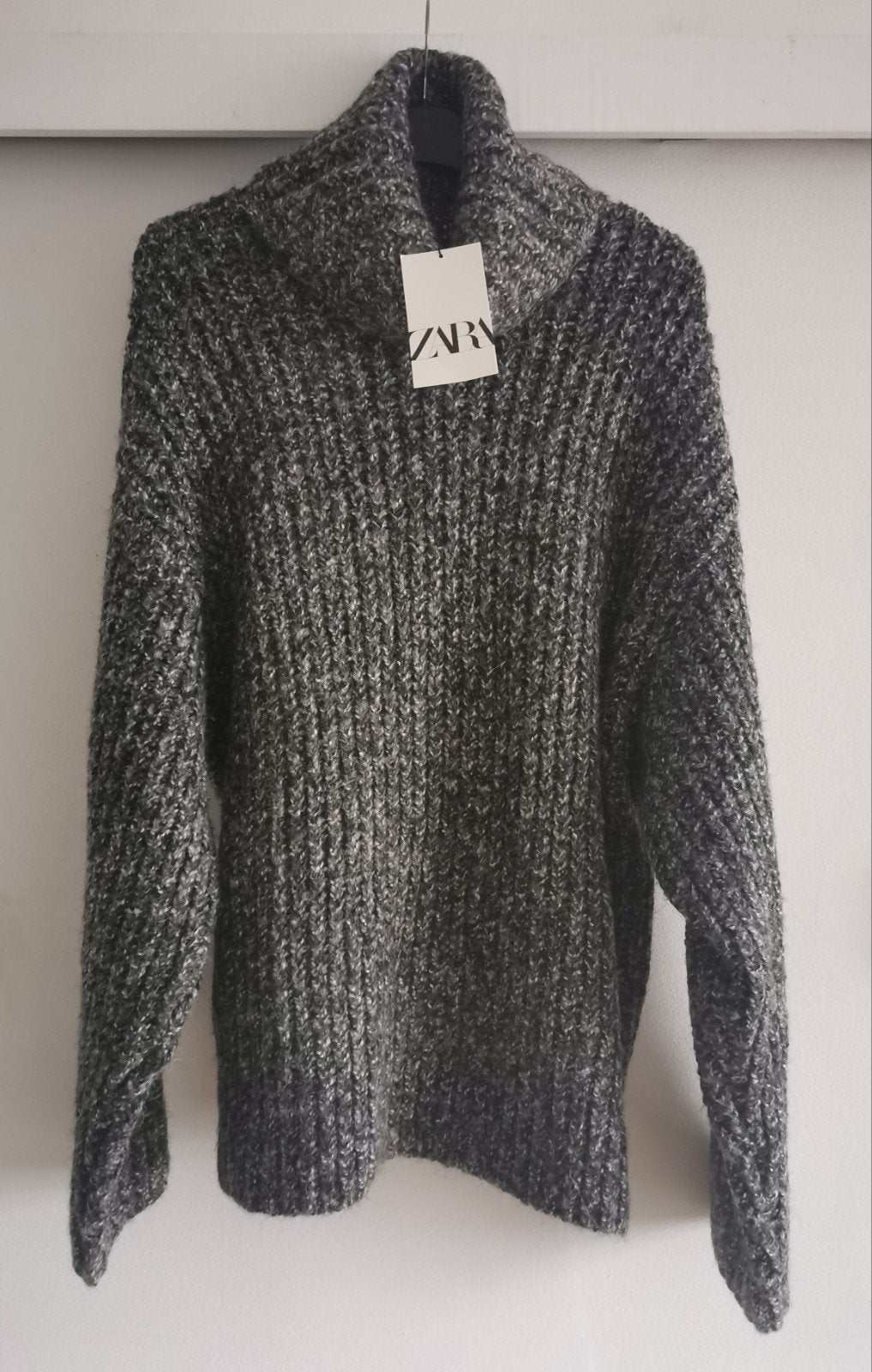 ZARA coltrui grijs gemêleerd mt. S/M, Verzenden, Zara, Nieuw, Maat 36 (S)