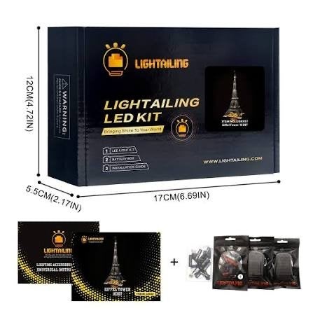 LED Licht Kit voor Lego Eiffeltoren groot- LighTailing, Lego, Nieuw, Architecture, Ophalen of Verzenden