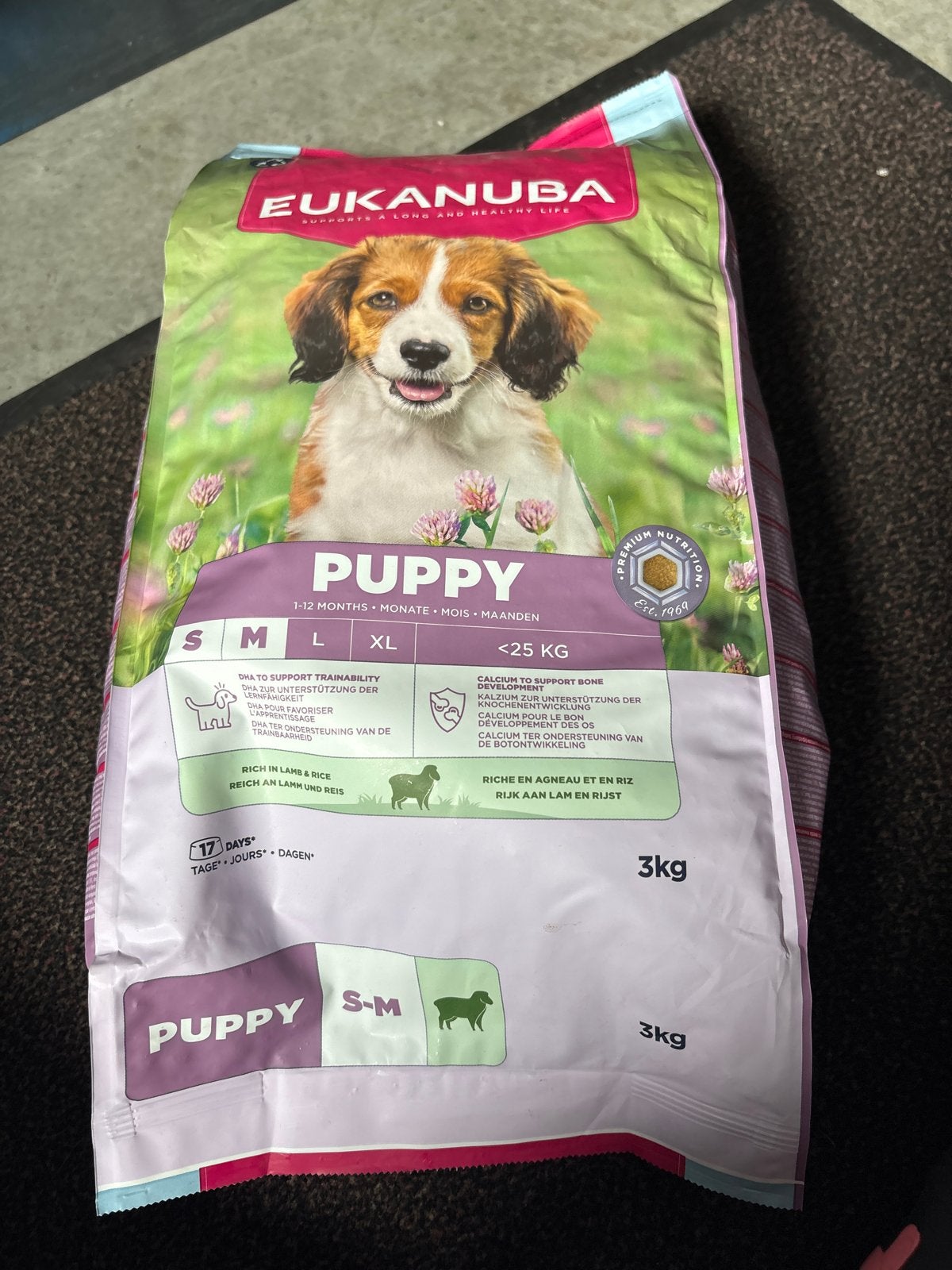 Eukanuba puppy voer 3 kilo, Ophalen of Verzenden, Hond