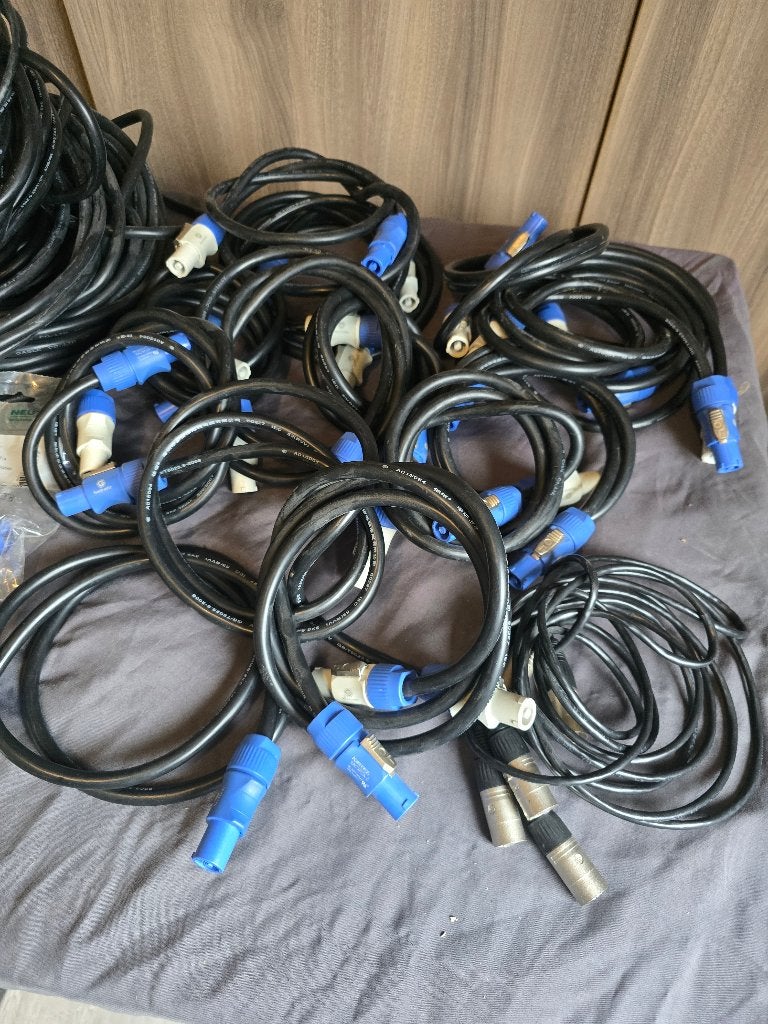 powerCON-compatibele stroomkabels, Ophalen of Verzenden, Zo goed als nieuw